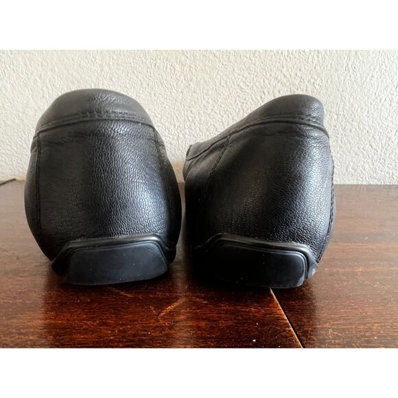 Aldo Orlovoflexx Mens Leather Loafers Driving Shoe Black Sz 10.5 Silver Horsebit - Picture 12 of 16